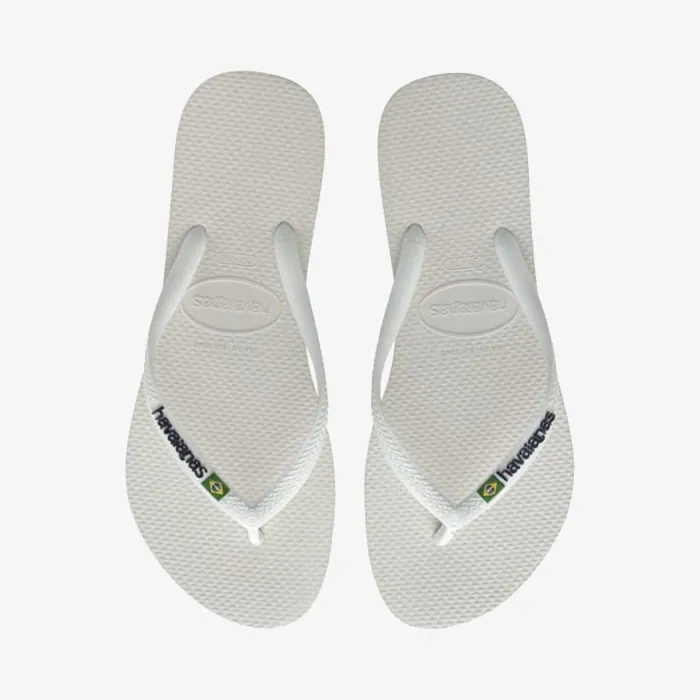 HAVAIANAS SLIM BRASIL LOGO WHITE 