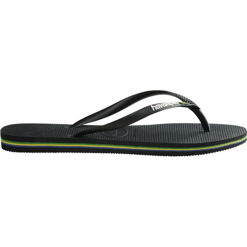 HAVAIANAS SLIM BRASIL LOGO BLACK 