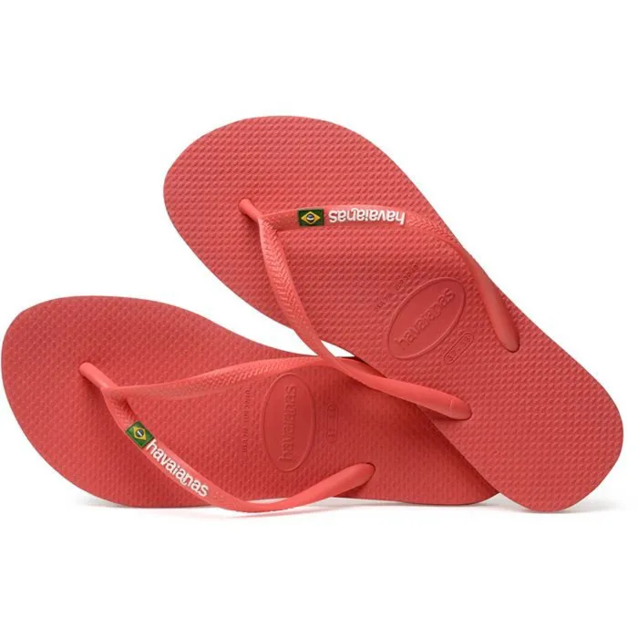 HAVAIANAS SLIM BRASIL LOGO CORALNEW 