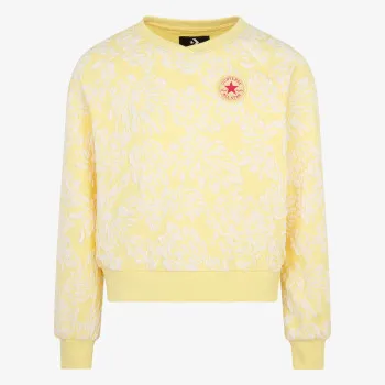 CONVERSE CNVG FLORAL JACQUARD CREWNECK 