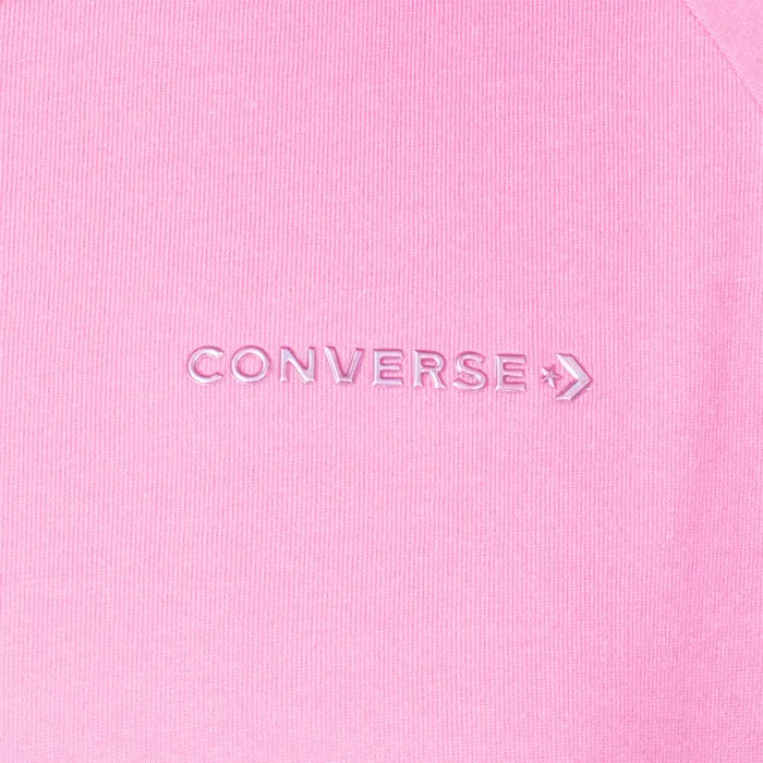 CONVERSE CNVG RAGLAN HI LOW KNIT TOP 