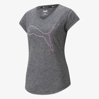 PUMA TRAIN FAVORITE HEATHER CAT TEE