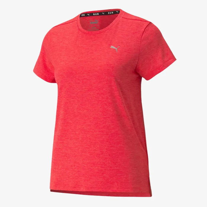 PUMA PUMA RUN FAVORITE HEATHER SS TEE W 