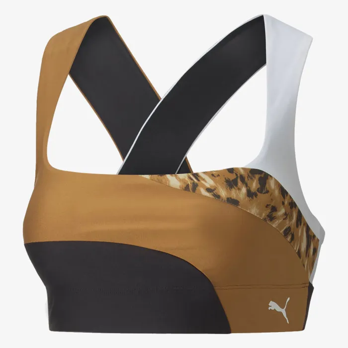 PUMA MID IMPACT SAFARI GLAM BRA 