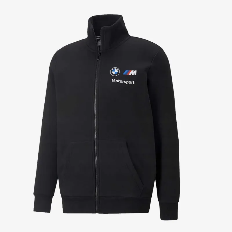 PUMA BMW MMS ESS FLEECE JKT COTTON BLACK 