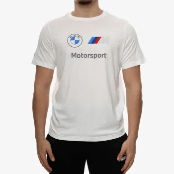 PUMA BMW MMS ESS LOGO TEE WHITE 