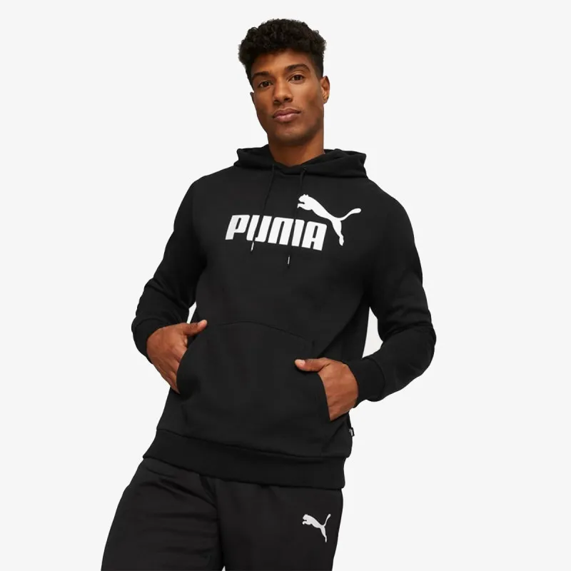 PUMA C/O ESS BIG LOGO HOODIE FL BLACK