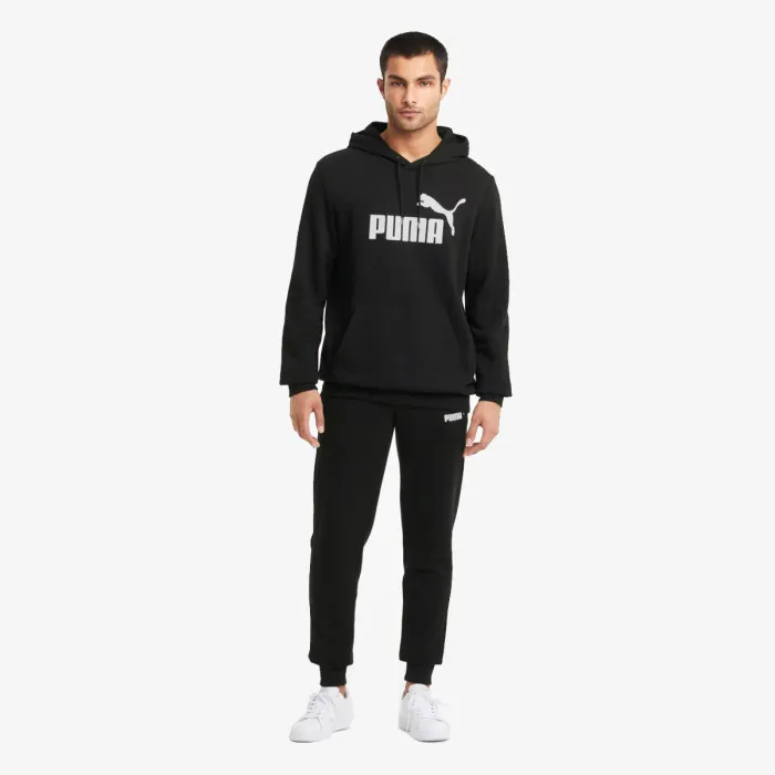 ESS BIG LOGO HOODIE TR PUMA BLACK 