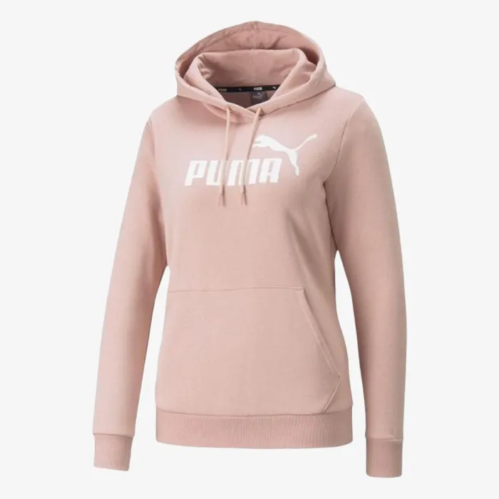 ESS LOGO HOODIE FL S ROSE QUARTZ 