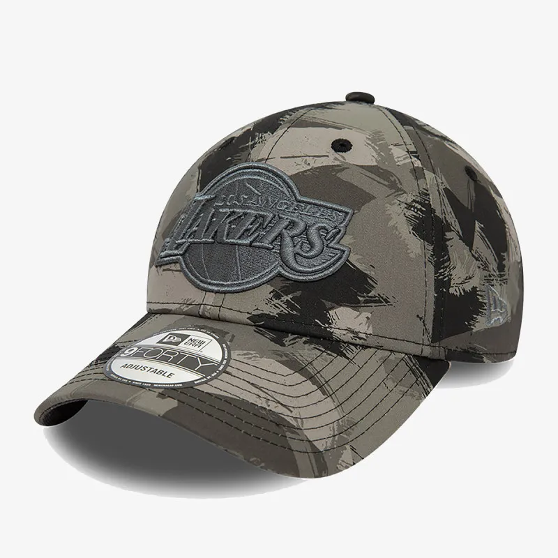 NEW ERA PAINTED AOP 9FORTY LOSLAK GRHBLK