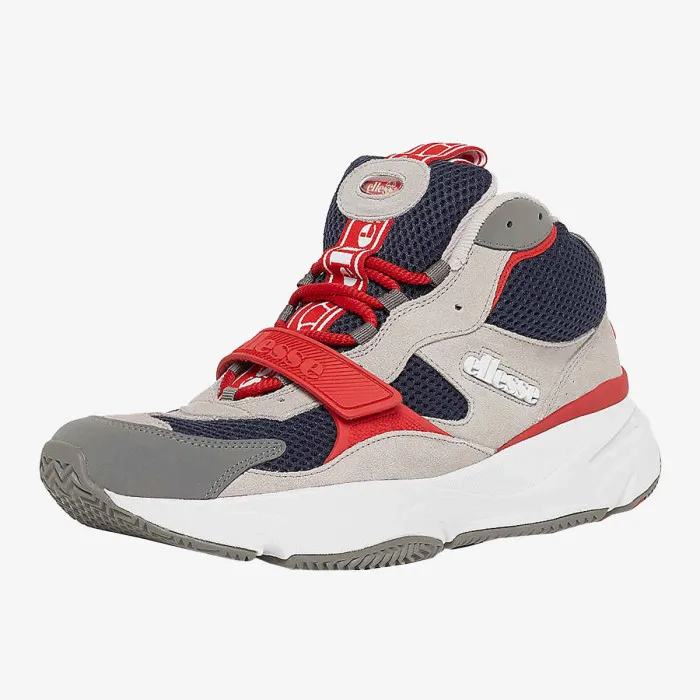 ELLESSE AURANO MID SUED AM GRY/BLU/RED 