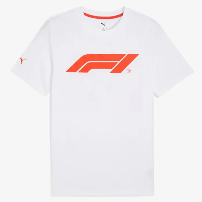 PUMA F1 ESS Logo Tee 180g PUMA White 