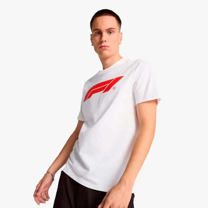 PUMA F1 ESS Logo Tee 180g PUMA White 