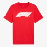 PUMA F1 ESS Logo Tee 180g Pop Red 