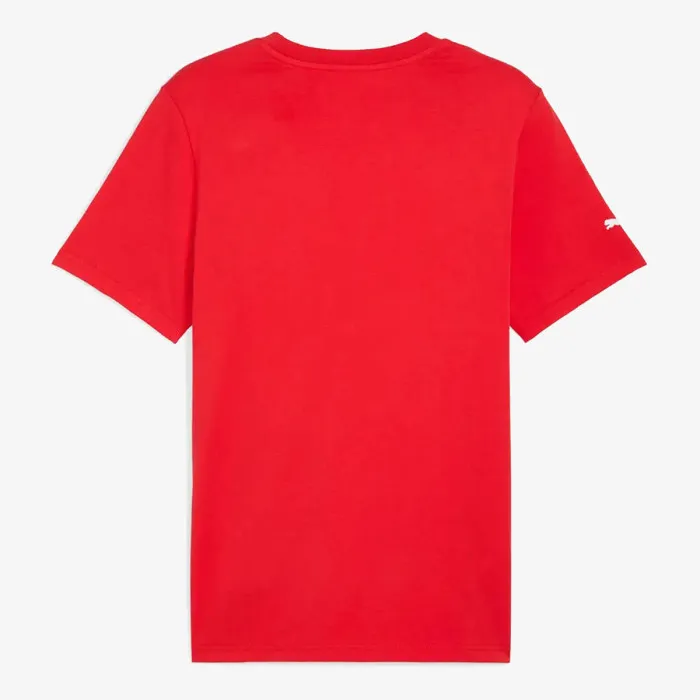 PUMA F1 ESS Logo Tee 180g Pop Red 