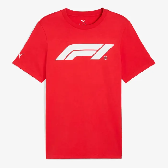 PUMA F1 ESS Logo Tee 180g Pop Red 