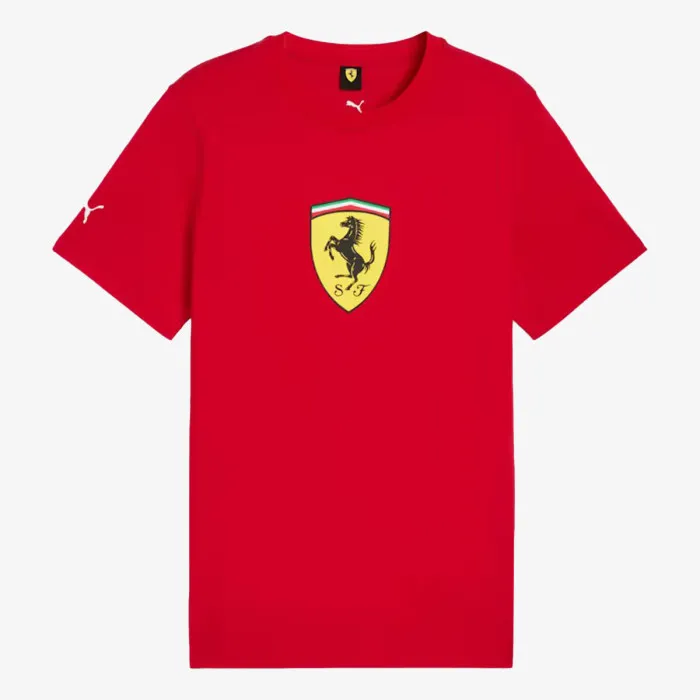 PUMA Ferrari Colored Shield Tee rosso corsa 