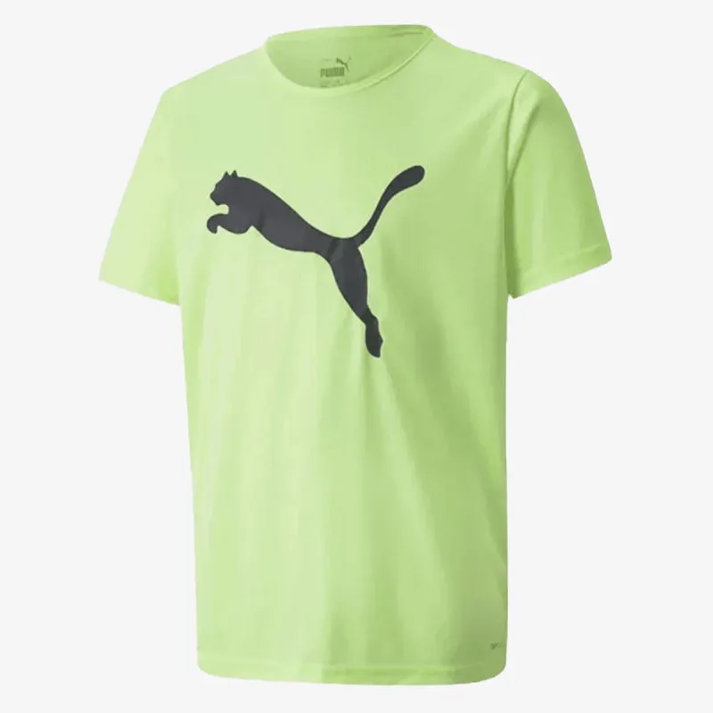 PUMA INDIVIDUALRISE LOGO TEE JR FIZZY LIGHT-P 
