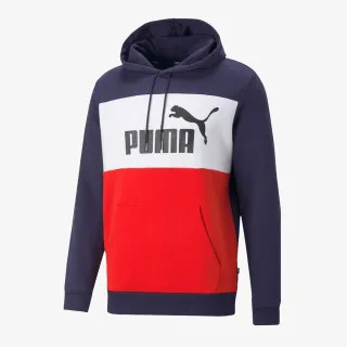 PUMA ESS+ COLORBLOCK HOODIE FL PEACOAT