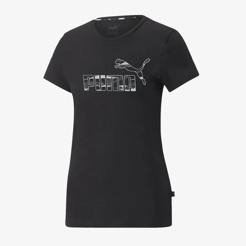 PUMA ESS+ ANIMAL LOGO TEE PUMA BLACK
