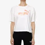 PUMA FLORAL VIBES CROPPED TEE 