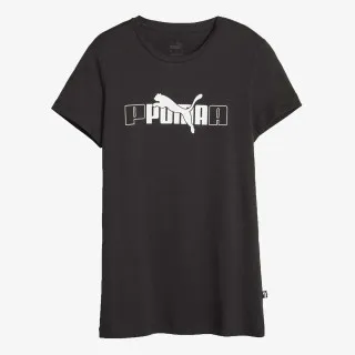 PUMA ESS+ LOGO LAB Tee PUMA Black