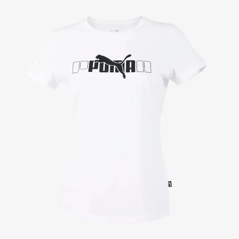 PUMA ESS+ LOGO LAB Tee PUMA White