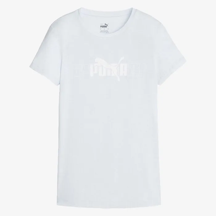 PUMA ESS+ LOGO LAB Tee Icy Blue 
