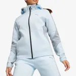 EVOSTRIPE Full-Zip Hoodie Icy Blue 