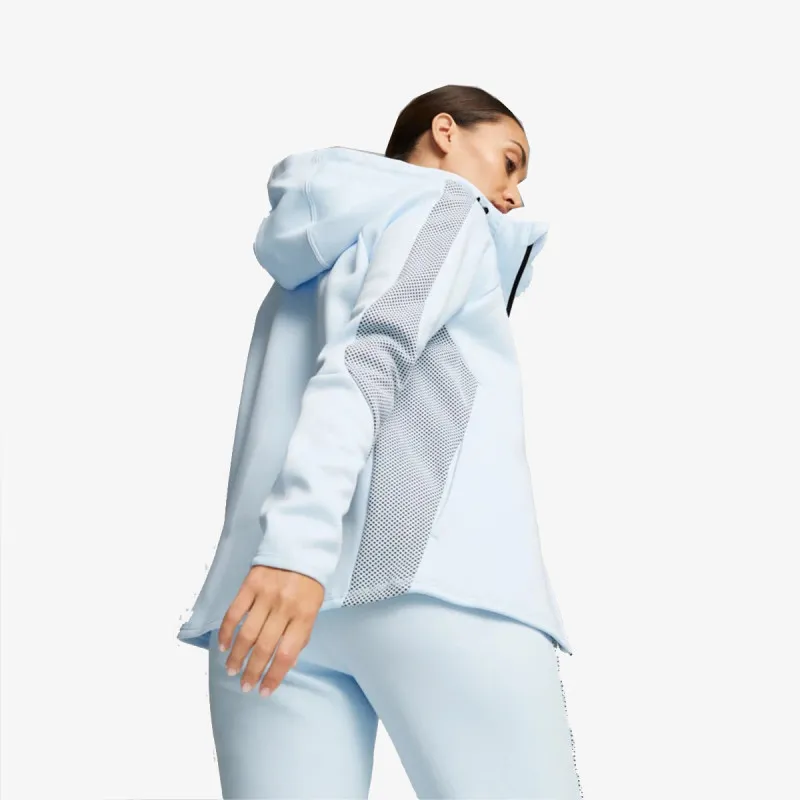PUMA EVOSTRIPE Full-Zip Hoodie Icy Blue