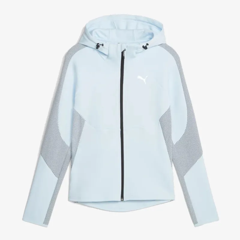 PUMA EVOSTRIPE Full-Zip Hoodie Icy Blue