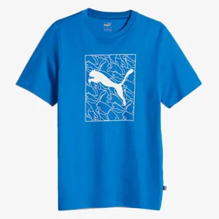 PUMA GRAPHICS Cat Tee Racing Blue