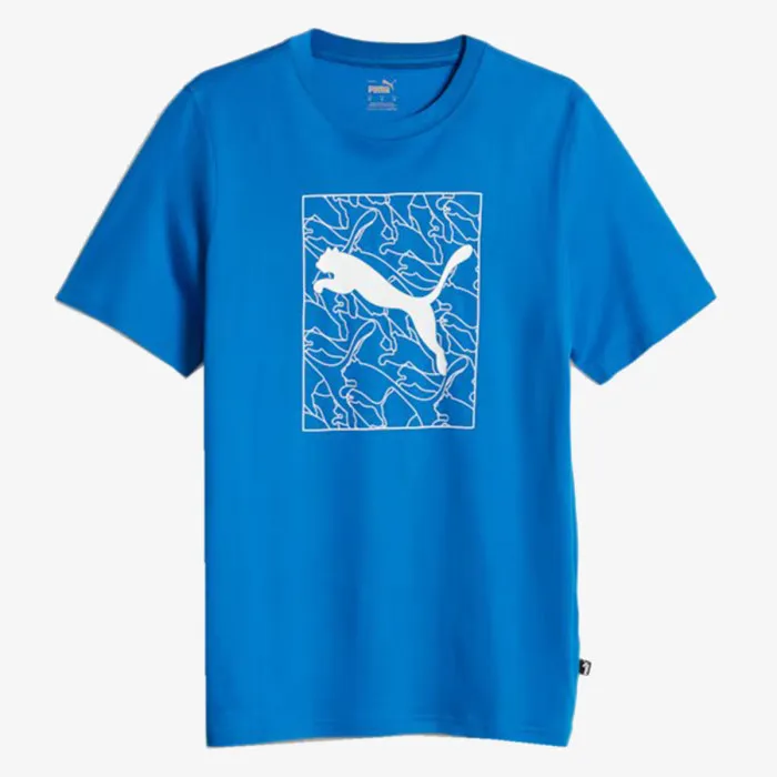 GRAPHICS Cat Tee Racing Blue 