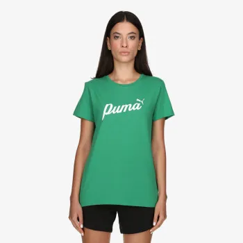 PUMA ESS+ BLOSSOM Script Tee 