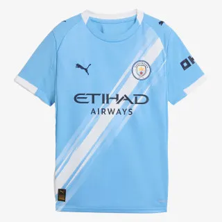 PUMA MCFC Home Jersey Replica Jr Team Light B