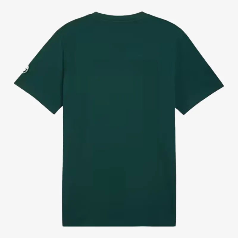 PUMA MCFC FtblCulture Tee Green Terrain-Sea G 