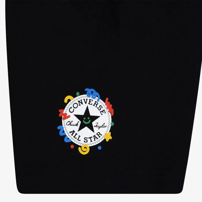 CONVERSE CNVB SQUIGGLE S/S TEE+FT SHORT 