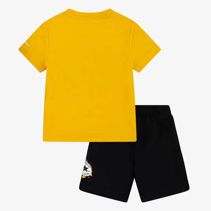 CONVERSE CNVB SQUIGGLE S/S TEE+FT SHORT