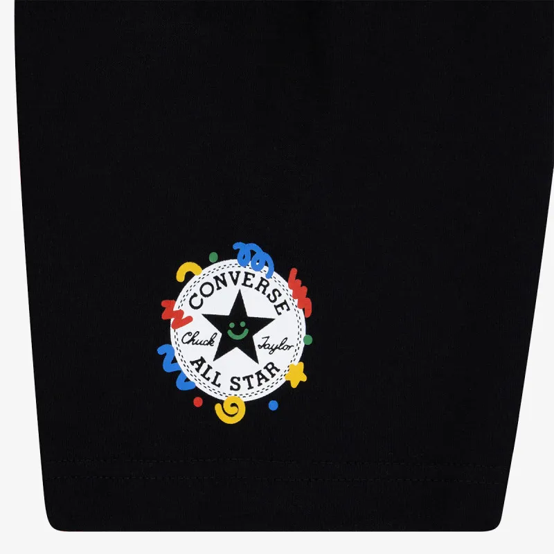CONVERSE CNVB SQUIGGLE S/S TEE+FT SHORT