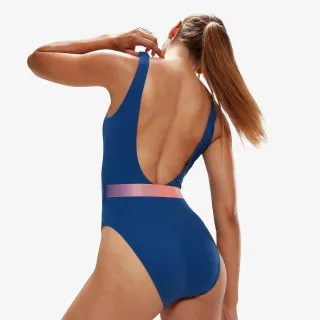 SPEEDO Belted Deep U-Back 1 Piece