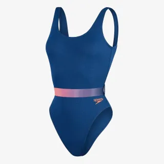 SPEEDO Belted Deep U-Back 1 Piece