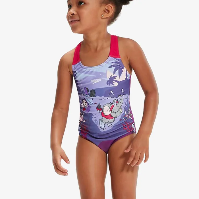 GIRLS LTS PRINTED RACERBACK 