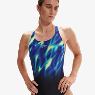 SPEEDO PLMT DIGI PBK 1PC AF BLACK/BLUE