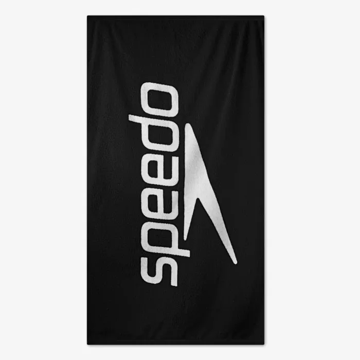 SPEEDO LOGO TOWEL AU BLACK/WHITE 