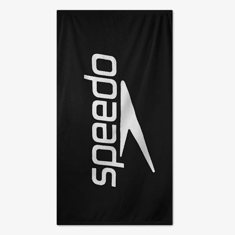 SPEEDO LOGO TOWEL AU BLACK/WHITE 