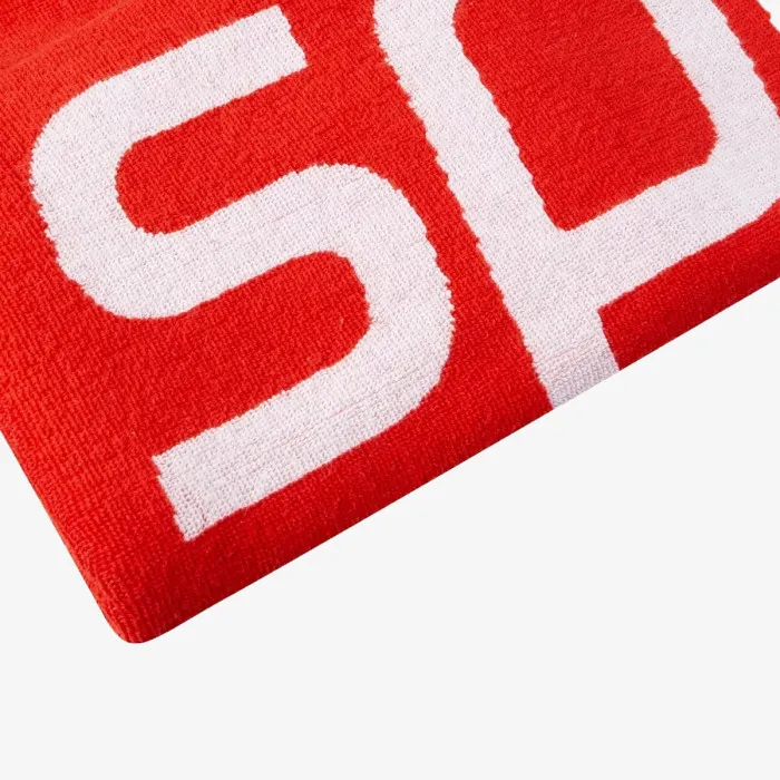 SPEEDO LOGO TOWEL AU RED/WHITE 