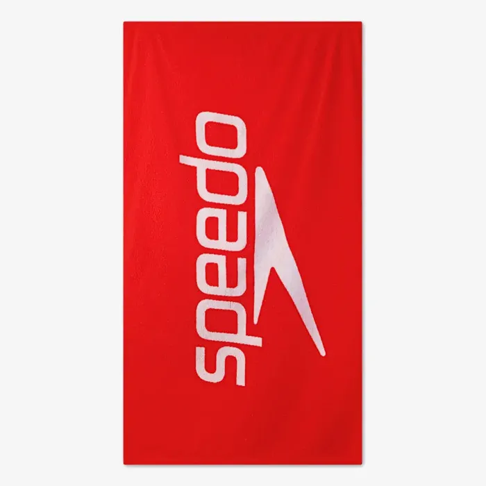 SPEEDO LOGO TOWEL AU RED/WHITE 