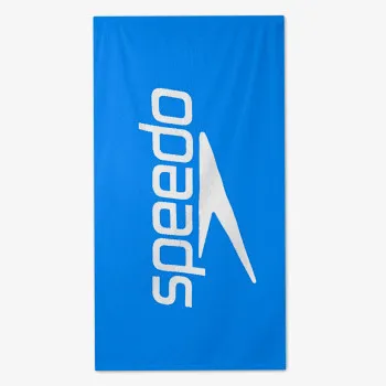 SPEEDO LOGO TOWEL AU BLUE/WHITE 