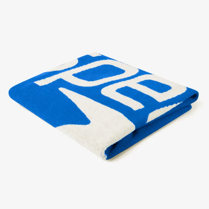 SPEEDO LOGO TOWEL AU BLUE/WHITE 