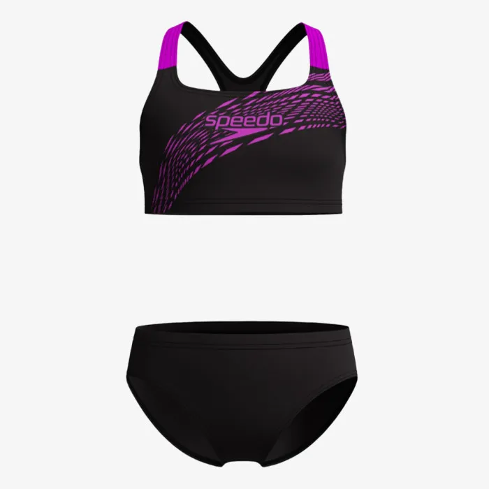 SPEEDO MDLY LOGO 2PC JF PURPLE 